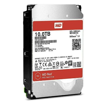 Picture of WD100EFAX Western Digital WD Red 10TB 5.4K RPM SATA-6GBPS Internal Hard Drive | Refurbished