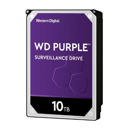 Picture of WD102PURZ Western Digital Purple 10TB 7.2K RPM SATA-6GBPS 256MB Internal Surveillance Hard Drive | New Bulk Pack
