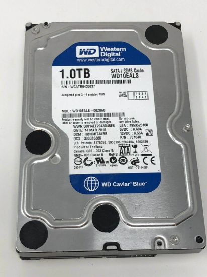 Picture of WD10EALS Western Digital 1TB 7.2K RPM SATA 3GBPS Internal Hard Drive | Refurbished