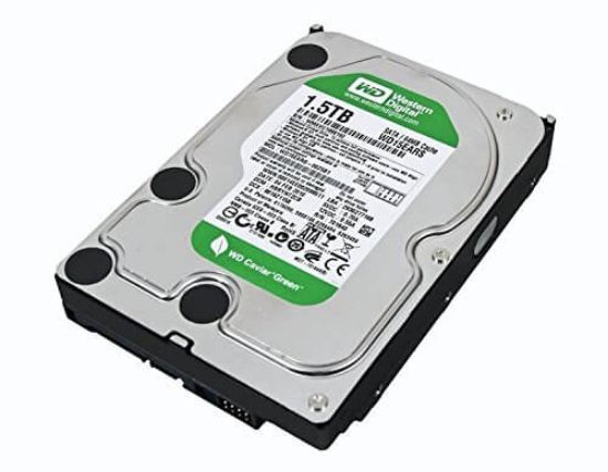 Picture of WD15EARS Western Digital Caviar Green 1.5TB 7.2K RPM Intellipower SATA-II 64MB Buffer 3.5 Inch Internal Hard Disk Drive. Refurbished.