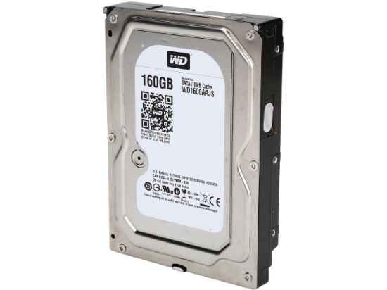 Picture of WD1600AAJS Western Digital Caviar Blue 160GB 7.2K RPM SATA 300 Hard Drive | Refurbished