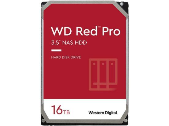 Picture of WD161KFGX Western Digital Red PRO 16TB 7.2K RPM SATA-6GBPS 512MB 3.5inch HDD. New Bulk Pack.
