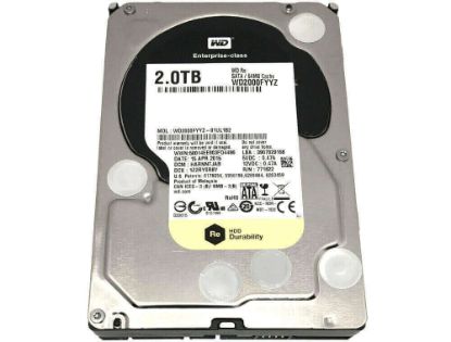 Picture of WD2000FYYZ Western Digital 2TB 7.2K RPM SATA 6GBPS 64MB Buffer Internal Hard Disk Drive | Refurbished