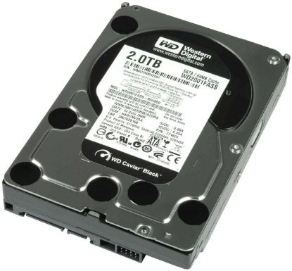 Picture of WD2001FASS Western Digital Caviar Black 2TB 7.2KRPM SATA-Ii 64MB Buffer 3.5inch Hard Disk Drive. Refurbished.