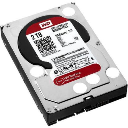 Picture of WD2001FFSX Western Digital Red Pro 2TB 7.2K RPM SATA 6GBPS 64MB Buffer 3.5Inch Internal Hard Drive | Refurbished