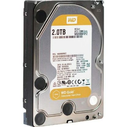 Picture of WD2005FBYZ Western Digital Gold 2TB 7.2K RPM SATA-6GBPS 128MB Buffer Internal Hard Drive | New Bulk Pack