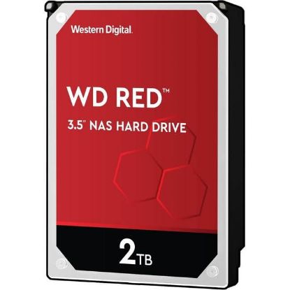 Picture of WD20EFAX Western Digital WD Red 2TB 5.4K RPM SATA-6GBPS 256MB Buffer 3.5 Inch Internal Nas Hard Disk Drive. New Factory Sealed 3 Years WD Warranty.