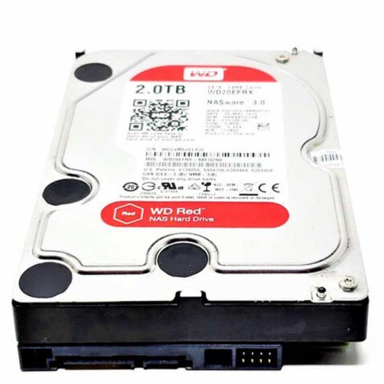 Picture of WD20EFRX Western Digital Red 2TB 5.4K RPM Intelllipower SATA 6GBPS 64MB Buffer Internal Hard Drive | Refurbished