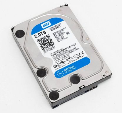 Picture of WD20EZRZ Western Digital Blue 2TB 5.4K RPM SATA 6GBPS 64MB 3.5Inch Hard Disk Drive. Refurbished. Call.