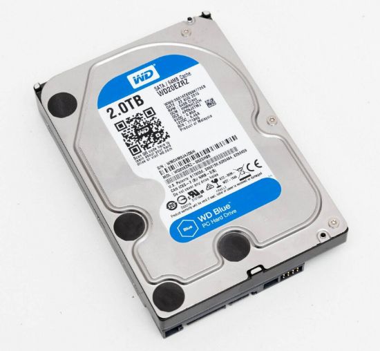 Picture of WD20EZRZ Western Digital Blue 2TB 5.4K RPM SATA 6GBPS 64MB 3.5Inch Hard Disk Drive. Refurbished. Call.