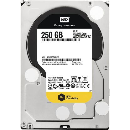 Picture of WD2503ABYZ Western Digital 250GB 7.2K RPM SATA 6GBPS 64MB Buffer 3.5 Inches Internal Hard Disk Drive. Refurbished.