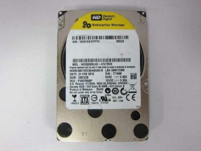 Picture of WD3000BKHG Western Digital 300GB 10000 RPM SAS 6.0 GBPS 2.5 32MB Cache S25 Hard Drive. Refurbished.