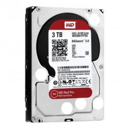 Picture of WD3001FFSX Western Digital Red Pro 3TB 7.2K RPM SATA 6GBPS 64MB Buffer Internal Hard Drive | New Bulk Pack