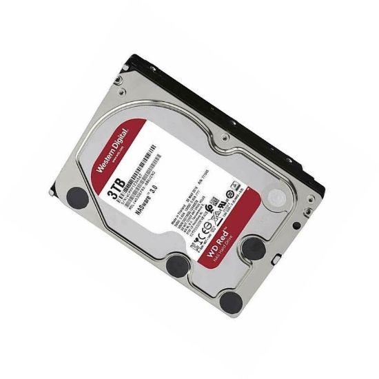 Picture of WD30EFRX Western Digital Red 3TB 7.2K RPM SATA 6GBPS 64MB Internal NAS Hard Disk Drive | Refurbished