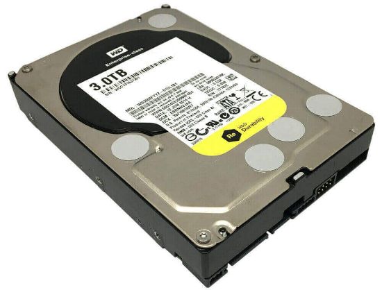 Picture of WD30EURS Western Digital 3TB 7.2K RPM 3GBPS Form Factor 3.5Inches 65MB Cache SATA Internal Hard Drive. Refurbished.