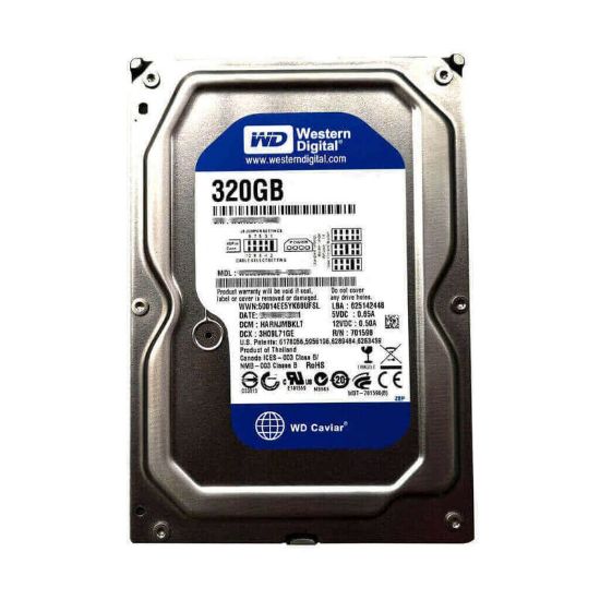 Picture of WD3200AAKS Western Digital Caviar 320GB 7.2K RPM SATA 16MB Buffer Form Factor Hard Drive | Refurbished