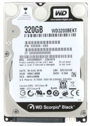 Picture of Wd3200bekt Western Digital 320GB 7.2K RPM SATA-II 16MB Hard Drive | Refurbished