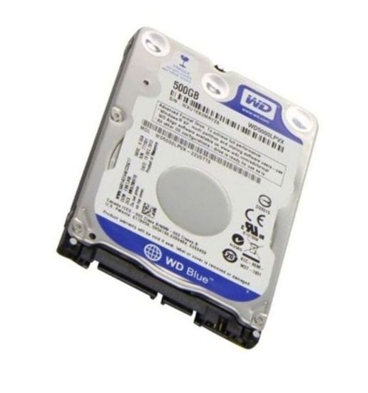 Picture of WD5000LPVX Western Digital Blue 500GB 5.4K RPM SATA 6GBPS 8MB Buffer 7MM Hard Drive | Refurbished