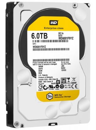 Picture of WD6001F9YZ Western Digital 6TB SATA-6GBPS 7.2K RPM 128MB Buffer 3.5inch Internal Hard Disk Drive. Refurbished.