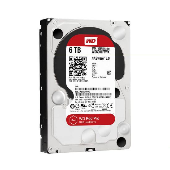 Picture of WD6001FFWX Western Digital 6TB 7.2K RPM SATA-6GBPS 128MB 3.5inch Internal Hard Disk Drive. Refurbished. Call.