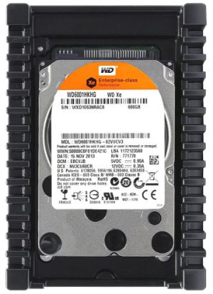 Picture of WD6001HKHG Western Digital 600GB 10KRPM SAS 6GBPS 32MB 3.5inch Hard Drive. New Bulk Pack.