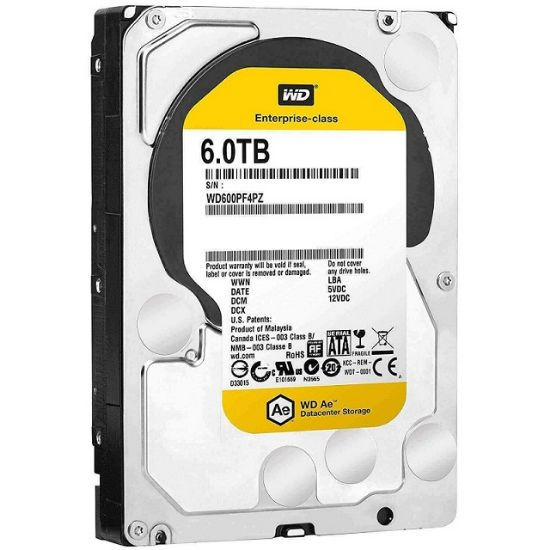 Picture of WD6002FRYZ Western Digital RE 6TB 7.2K RPM SATA-6GBPS 128MB Buffer Internal Hard Disk Drive | Refurbished