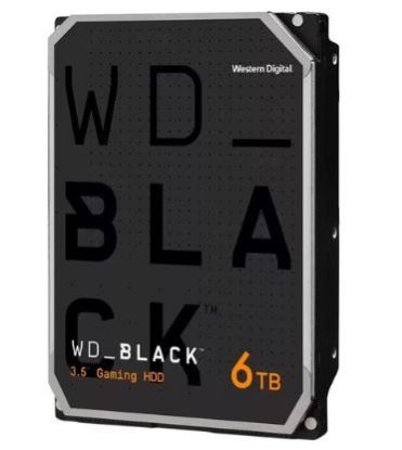 Picture of Wd6004fzwx Western Digital Black 6TB 7.2K RPM SATA 6GBPS 128MB Buffer 3.5inch Internal Hard Disk Drive. New Bulk Pack.