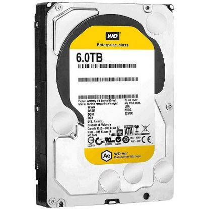 Picture of WD60PURZ Western Digital 6TB 5.4K RPM SATA 6 GBPS 64MB Buffer Internal Surveillance Hard Disk Drive | New Bulk Pack