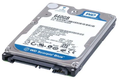 Picture of WD6400BPVT Western Digital Scorpio Blue 640GB 5.4K RPM SATA 8MB Cache Internal Hard Drive | Refurbished