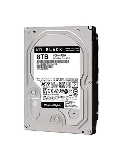 Picture of WD8001FZBX Western Digital 8TB Black 7.2K RPM SATA 6GBPS 256MB Cache 3.5-Inch Internal HDD | New Bulk Pack | Call