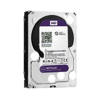 Picture of WD80PURZ Western Digital Purple 8TB 5.4K RPM SATA-6GBPS 128MB Buffer Internal Surveillance Hard Drive | Refurbished