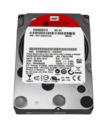 Picture of WD9002BKTG Western Digital Xe 900GB 10K RPM SAS 6Gbps 32MB Cache 2.5-inch Internal Hard Drive. Refurbished. Call.