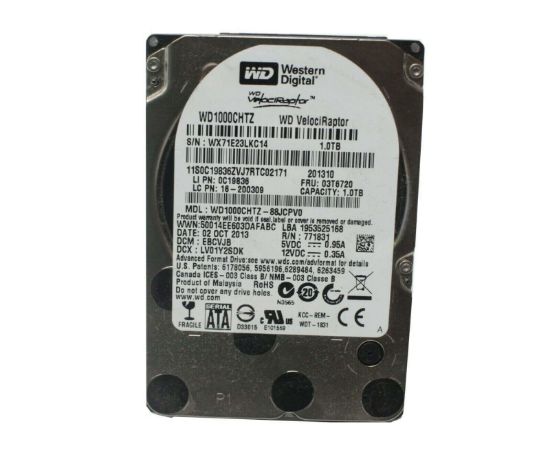 Picture of Western Digital WD1000CHTZ 1TB 10K RPM SATA 6GBPS 7Pin 2.5Inches 64MB Buffer Notebook Hard Drive | New Bulk Pack