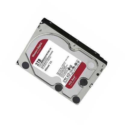 Picture of Western Digital WD30EFRX Red 3TB 7.2K RPM SATA 6GBPS 64MB Internal NAS Hard Disk Drive | New Bulk Pack