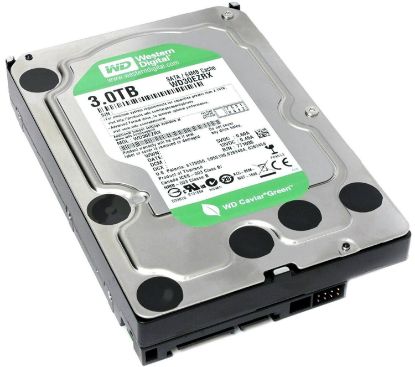 Picture of Western Digital WD30EZRX Caviar Green 3TB 5.4K RPM SATA 6GBPS 64MB Hard Drive | New Bulk Pack