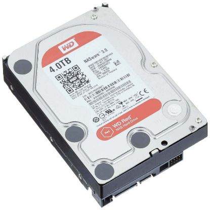 Picture of Western Digital WD40EFRX Red 4TB 5.4RPM SATA-6GBPS 64MB Buffer Internal NAS Hard Drive | Refurbished