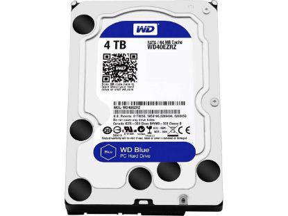 Picture of Western Digital WD40EZRZ Blue 4TB 5.4K RPM SATA 6GBPS 64MB Buffer Hard Drive | New Bulk Pack