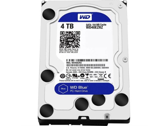 Picture of Western Digital WD40EZRZ Blue 4TB 5.4K RPM SATA 6GBPS 64MB Buffer Hard Drive | New Bulk Pack
