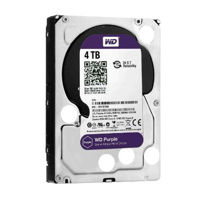 Picture of Western Digital WD40PURZ Purple 4TB 5.4k RPM SATA-6GBPS 64MB Buffer Internal Surveillance Hard Drive | Brand New 3 Years Warranty