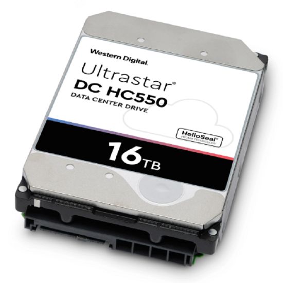 Picture of WUH721816ALE6L4 Western Digital Ultrastar DC HC550 16TB 7.2K RPM SATA-6GBPS 512MB Buffer Hard Drive | Brand New 3 Years Warranty