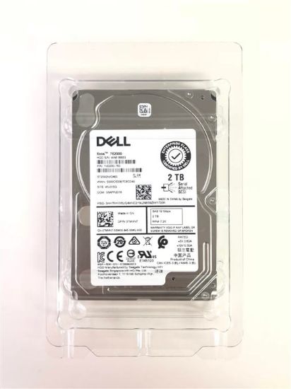 Picture of XP99D Dell 2TB 7.2K RPM SAS 12GBITS 128MB 512N 3.5Inch LFF Hard Drive For Server. Refurbished.