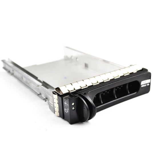 Picture of Y973C Dell 3.5inch Hot Swap SAS Sata Hard Drive Tray Sled Caddy For Poweredge And Powervault Servers. Refurbished.