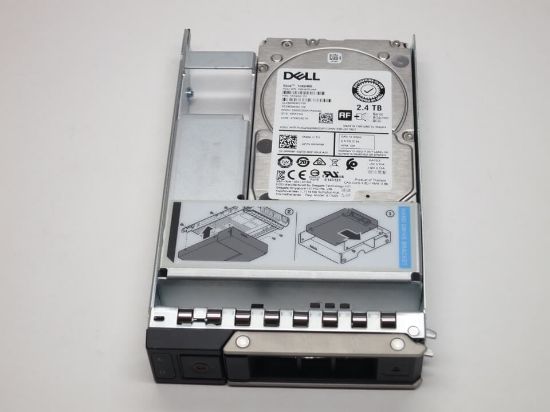 Picture of 400-AVHI Dell 2.4TB 10K RPM SAS 12GBPS 256MB Buffer 512E Self Encrypting Fips 140 2.5Inch For M Factor Hot Plug Hard Disk Drive With Tray For 14G Poweredge Server. Brand New 2 Year Warranty.