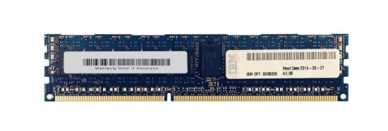 Picture of 00D5035 IBM 8GB 1X8GB 1600mhz PC3-12800 Ecc Registered Low Voltage DDR3 SDRAM DIMM Memory Module For System X Server. New Bulk Pack.