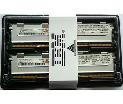 Picture of 00D5044 IBM 8GB 1X8GB 1600MHz Pc3-12800 240-Pin Dimm Cl11 Lp Ecc 2rx8 Fully Buffered Registerd DDR3 SDRAM Genuine Ibm Memory For System X Server. New Bulk Pack.