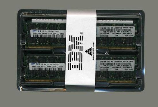 Picture of 00D7096 IBM 16GB 1X16GB 1333MHz Pc3-10600 Dual Rank X4 1.35v Cl9 Vlp Ecc Registered DDR3 Sdram Dimm Genuine Ibm Memory For System X Server. New Bulk Pack.