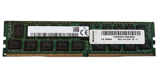 Picture of 00NV204 Lenovo 16GB 2400MHZ PC4-19200 DDR4 SDRAM Ecc Reg Ram | New Bulk Pack
