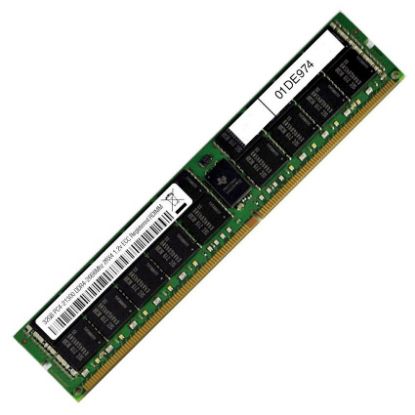 Picture of 01DE974 Lenovo 32GB 1X32GB PC4-21300 DDR4-2666MHZ SDRAM Dual Rank Cl19 Ecc Registered 288-Pin Rdimm Module For Server. New Bulk Pack.