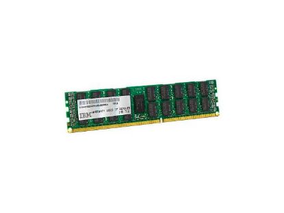 Picture of 46W0675 IBM 32GB 1X32GB 1600MHZ PC3-12800 Cl11 Ecc Registered Quad Rank 1.35v DDR3 SDRAM 240-Pin LRDIMM Memory Module For System X Server. New Bulk Pack.
