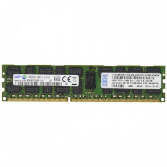 Picture of 90Y3101 IBM 32GB 1X32GB 1066mhz Pc3-8500 Cl7 Vlp Ecc Registered DDR3 SDRAM DIMM Memory For System X Server. New Bulk Pack.